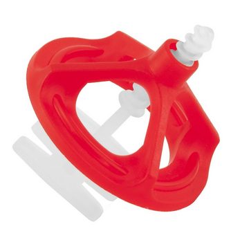 MidGard Fliesenkreuz Nivelliersystem Fliesen-Verlegehilfe Mehrweg Nivellierset Nivellier (50-St) 50 x Zughauben Rot