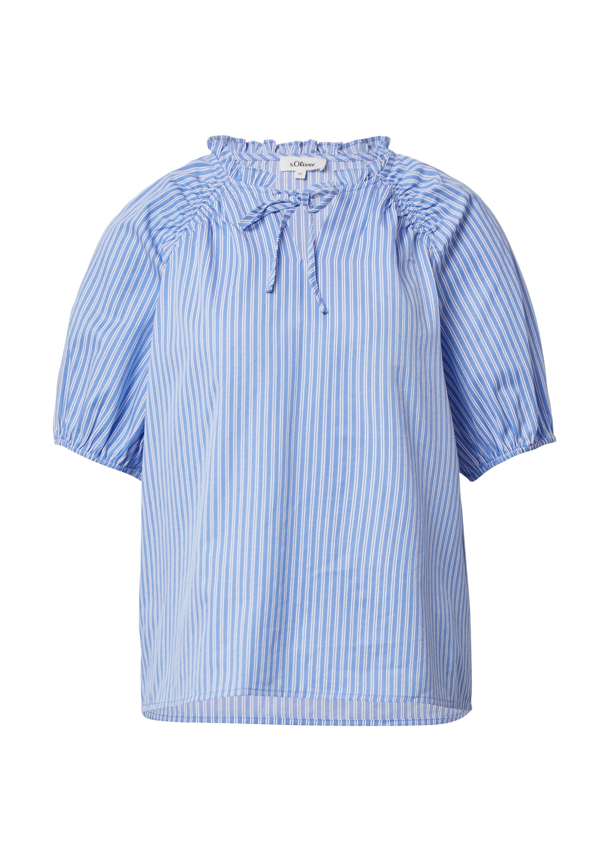 s.Oliver Kurzarmbluse Bluse Bluse im Relaxed günstig online kaufen