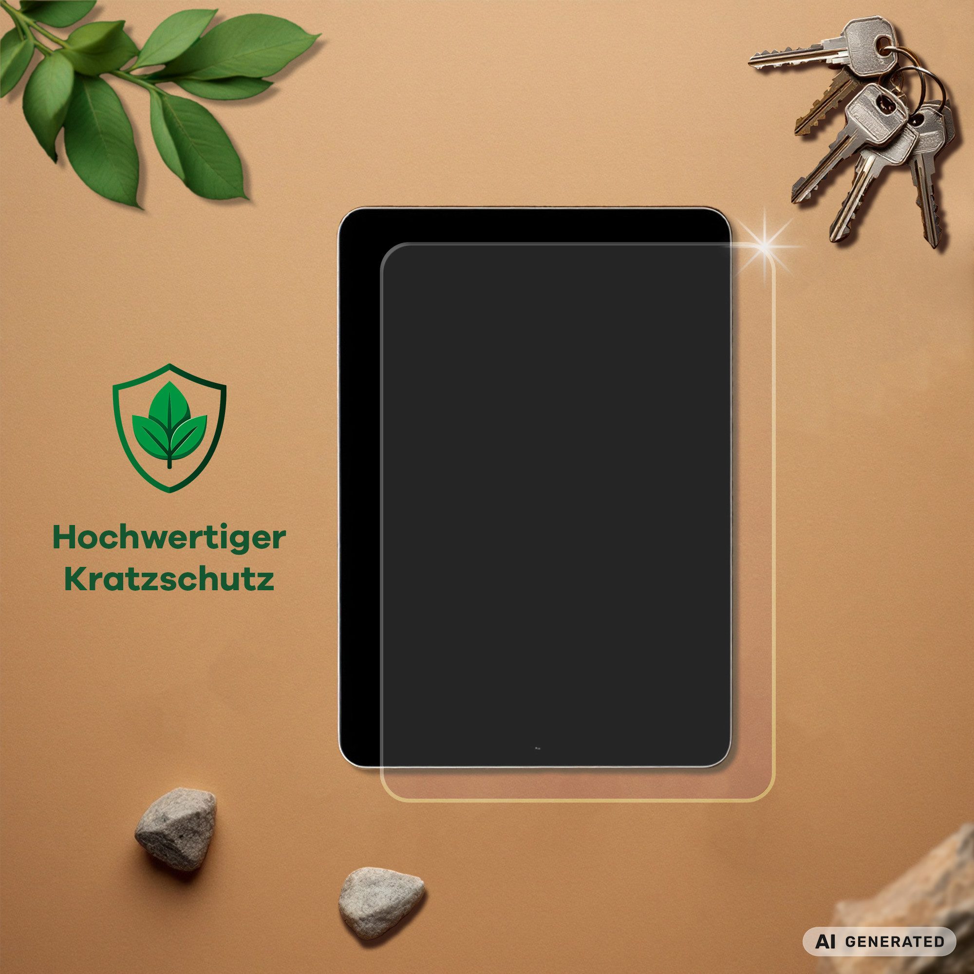 ScreenLeaf Displayschutzfolie Schutzfolie für RedMagic Gaming Tablet 5 Pro, 2 Stück, nachhaltiger Displayschutz Schutz Folie Klar Transparent