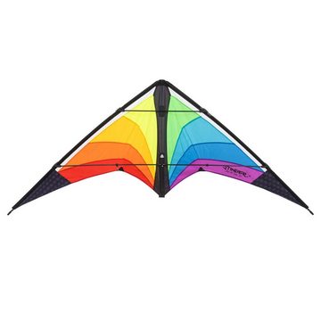 HQ Flug-Drache Lenkdrachen Drachen HQ Stinger Rainbow 164 cm Flugdrache, (1-tlg), Beginner und Allround Drachen