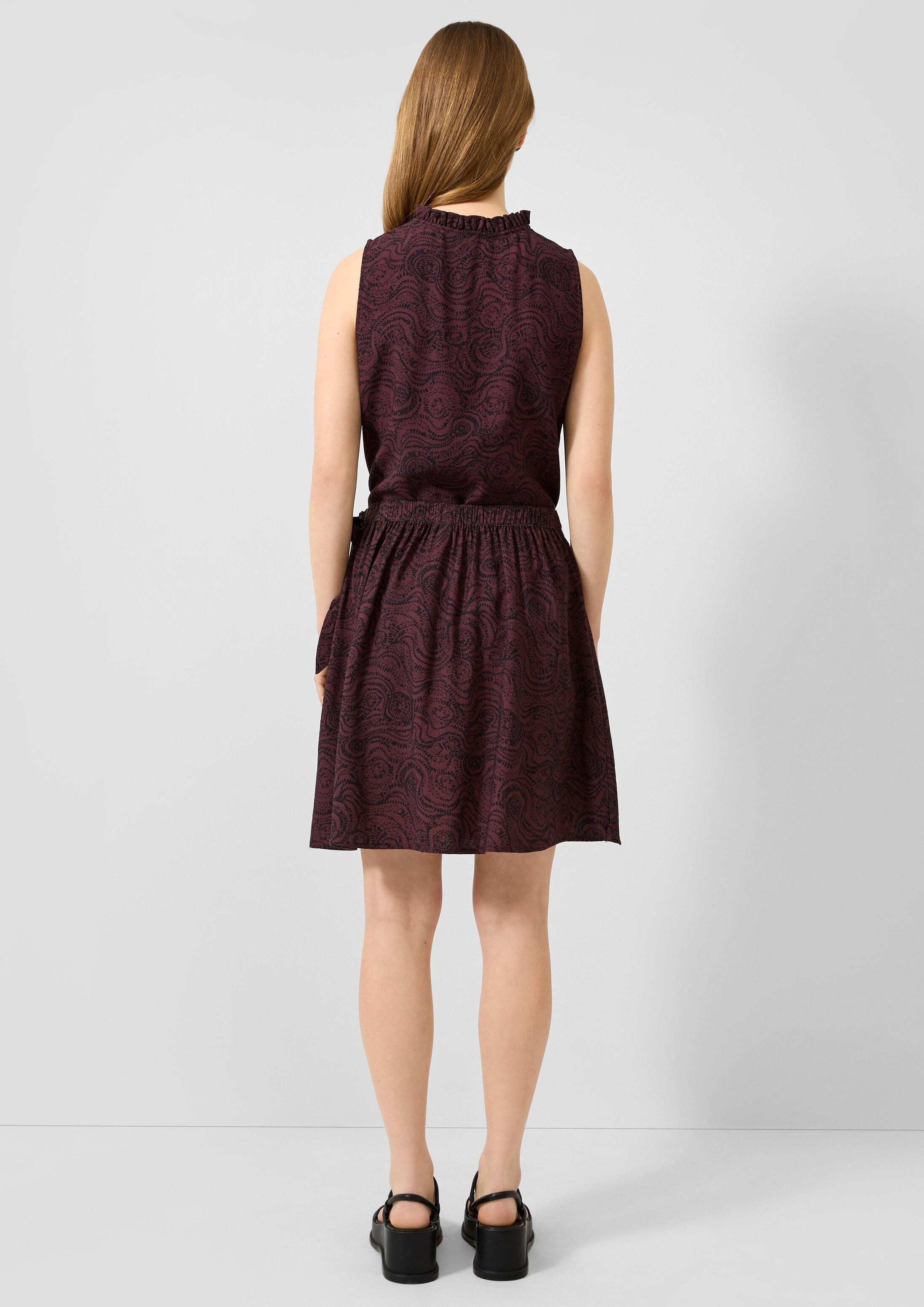 QS Blusentop Bluse Blusentop aus Viskosemix