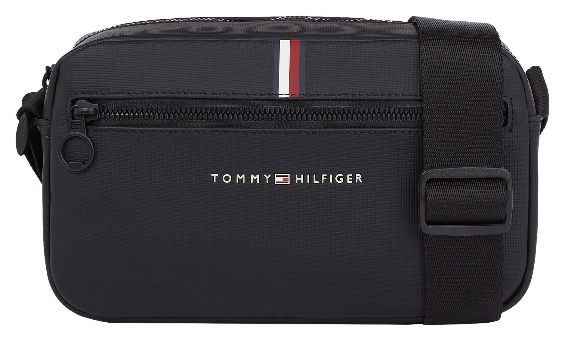 Tommy Hilfiger Mini Bag TH ESSENTIAL PIQUE EW REPORTER, mit charakteristischem Streifendetail
