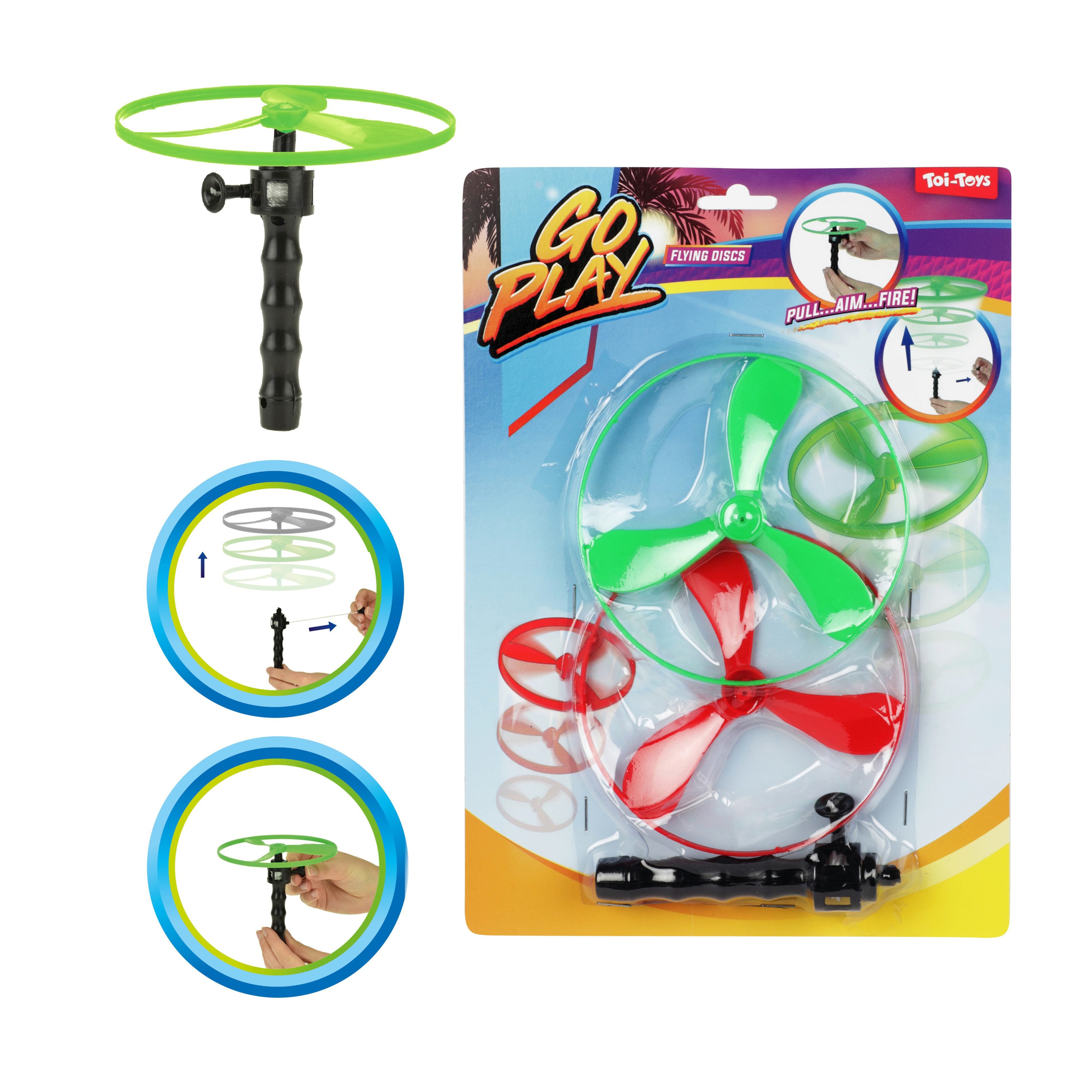 Toi-Toys Spielzeug-Auto GO PLAY Flugscheiben (2 Stück) günstig online kaufen