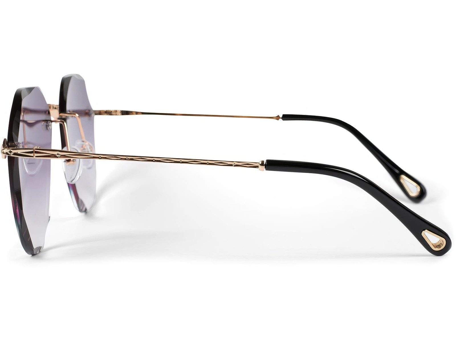 styleBREAKER Sonnenbrille Rahmenlose Piloten Sonnenbrille mit Diamant Schli günstig online kaufen