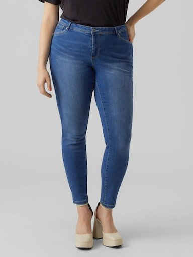 Vero Moda Curve Slim-fit-Jeans VMFANYA SLIM JEANS VI3312 GA CUR NOOS