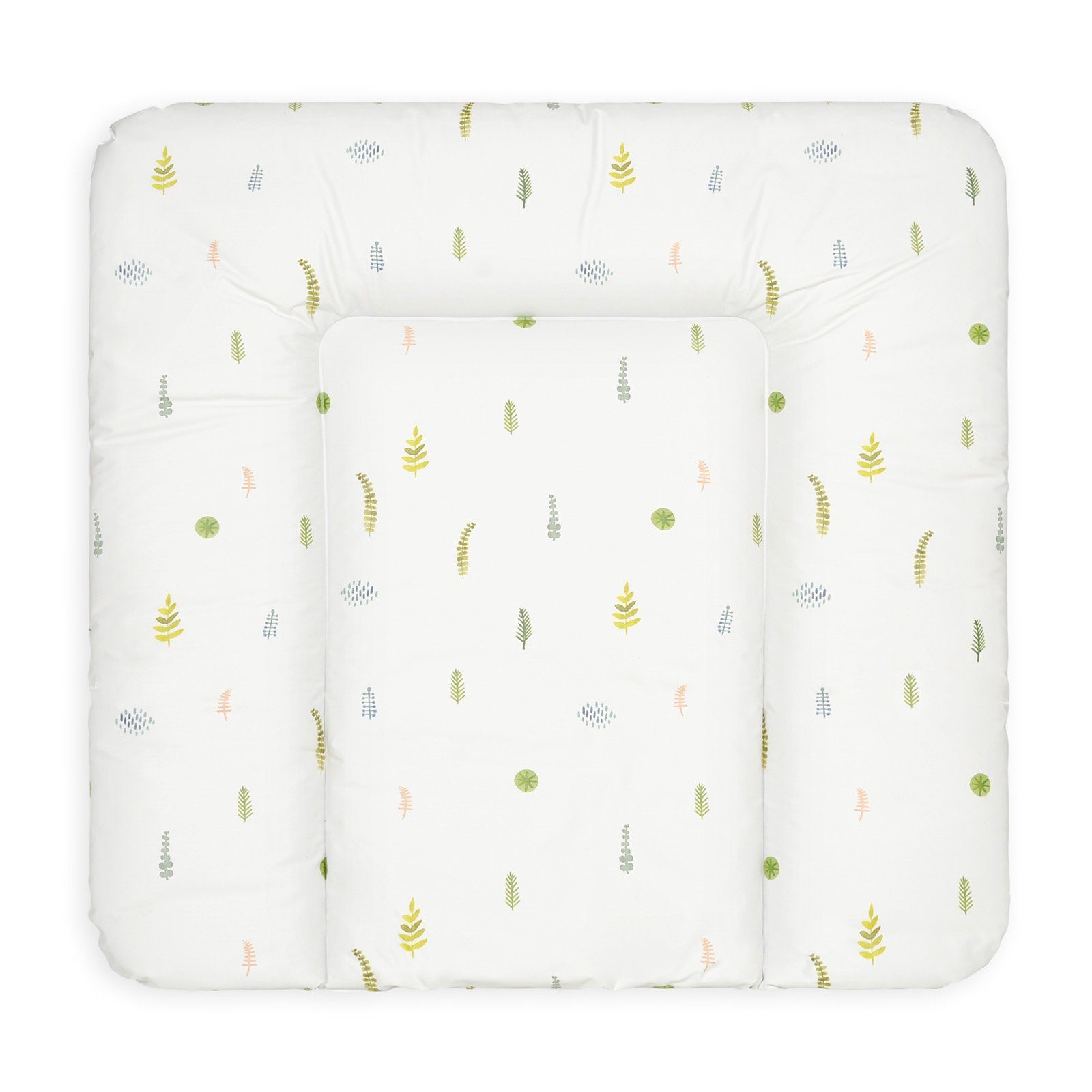 Bonky Wickelauflage Botanik - 75 x 70 cm, Weiche Wickelunterlage Abwaschbar