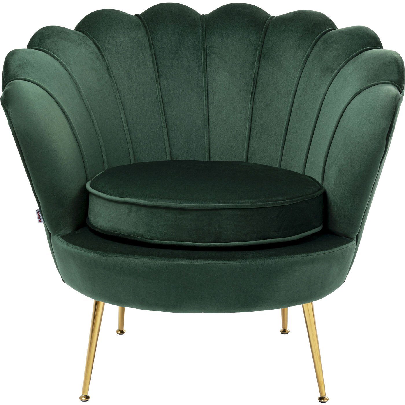 Kare Design Cocktailsessel Water Lily, Samtoptik günstig online kaufen
