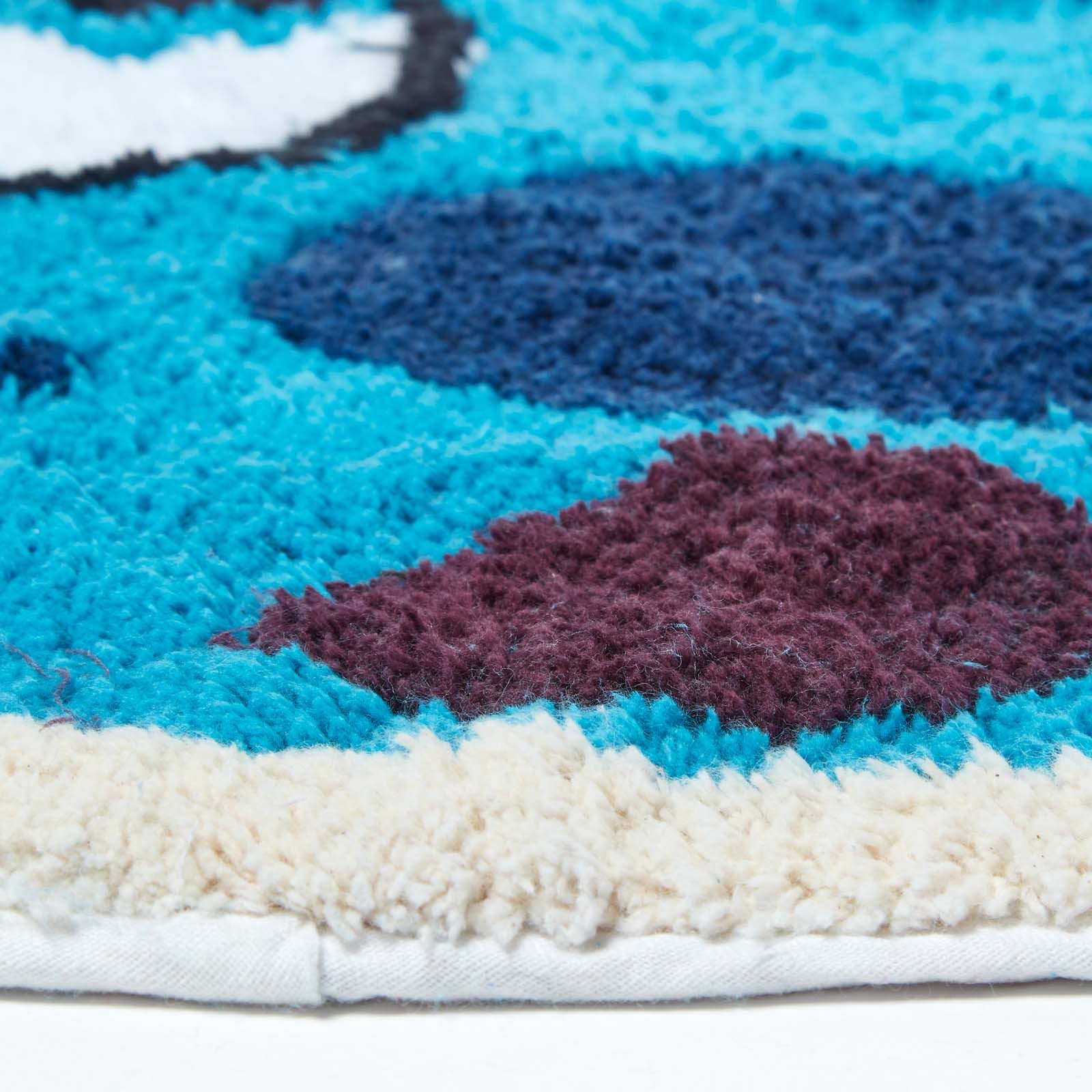 Homescapes Teppich Kinderteppich Fisch 100% Baumwolle, Höhe: 20 mm