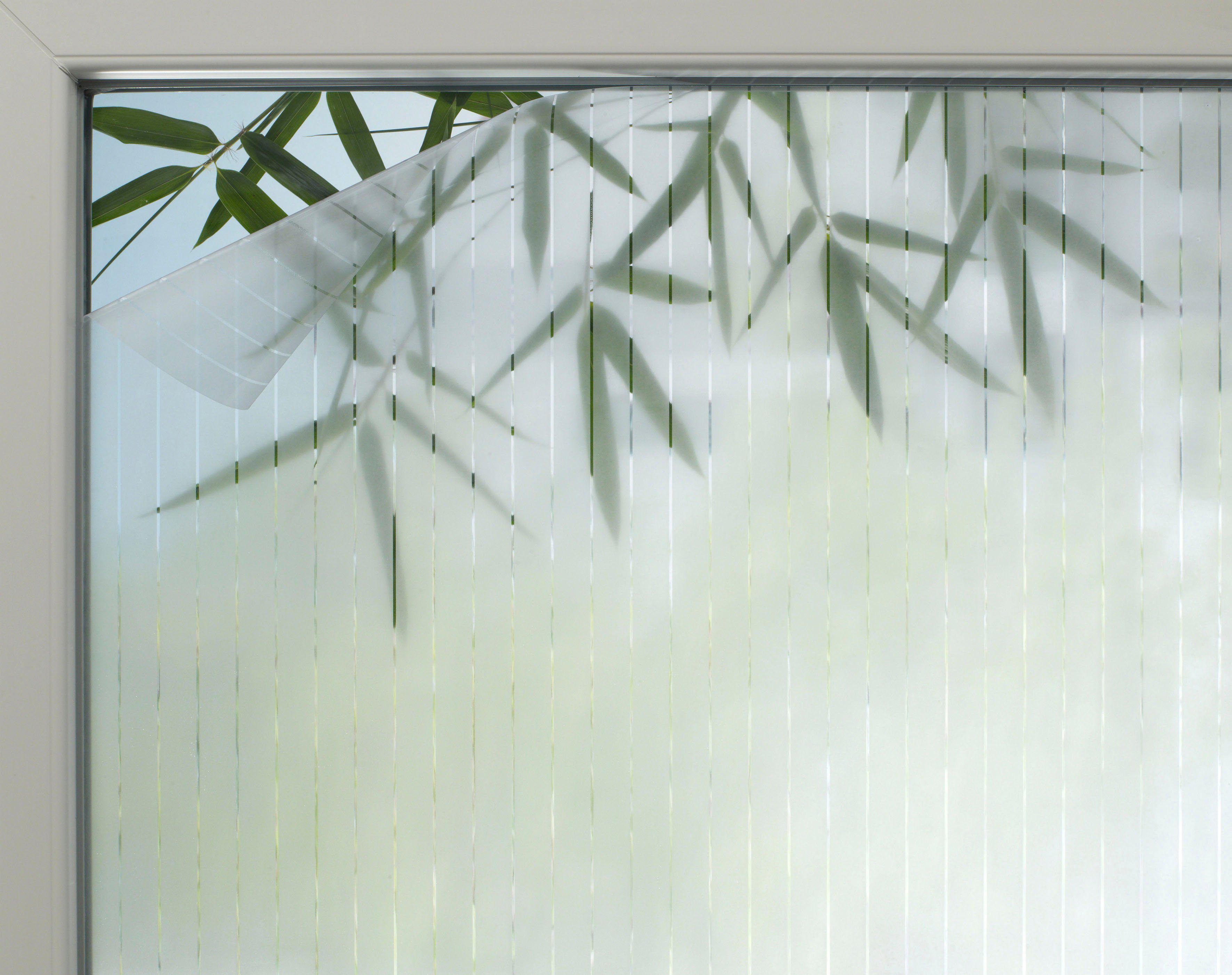 GARDINIA Fensterfolie Line 25, halbtransparent, 80% UV-Schutz