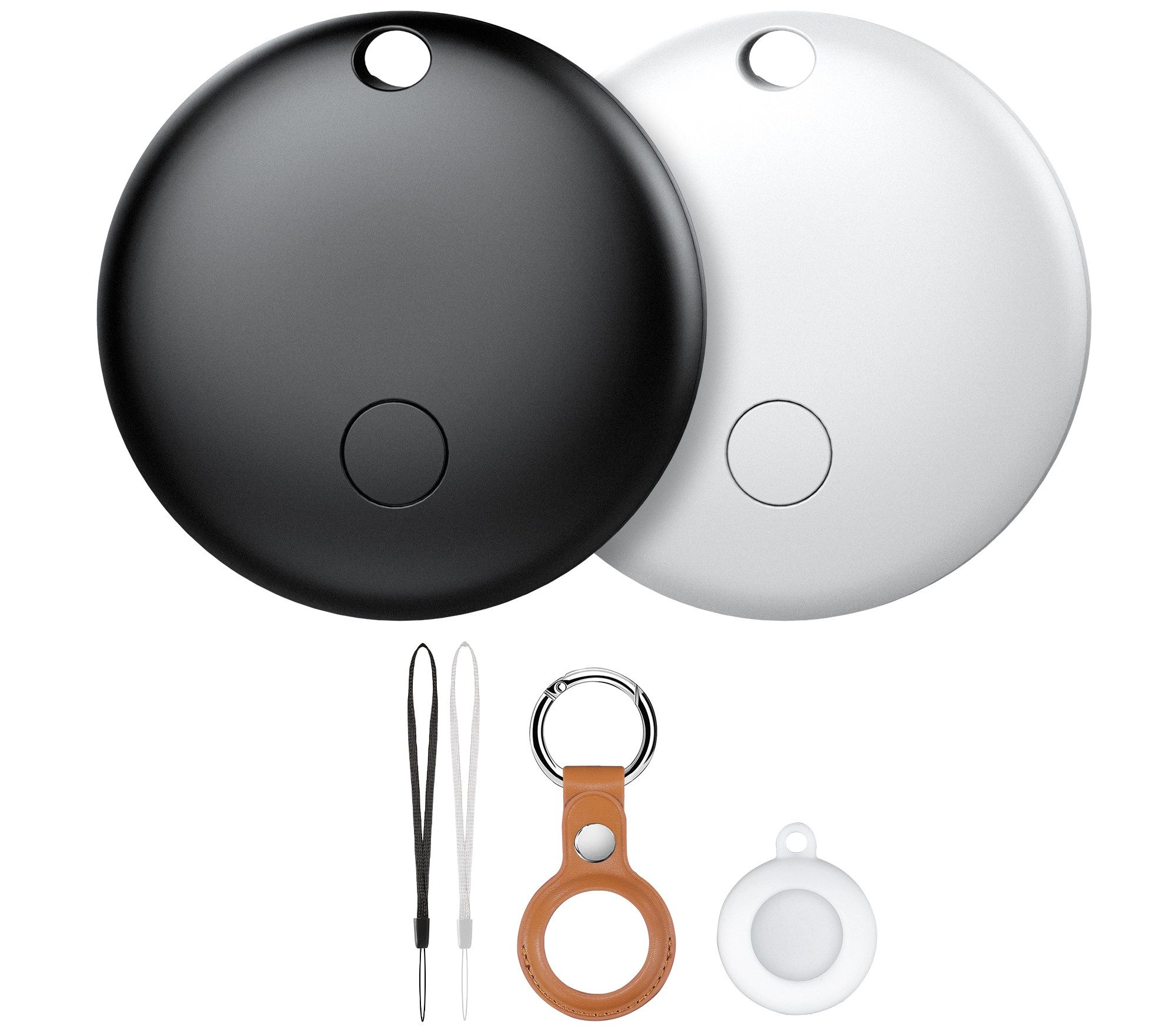 Forrlite Air Tag -4 Pack,Bluetooth-Tracker Kinder kompatibel mit Apple Wo ist? Bluetooth-Tracker (Nur für iOS,Austauschbare Batterie,Wasserabweisend,Tracker für Katze)