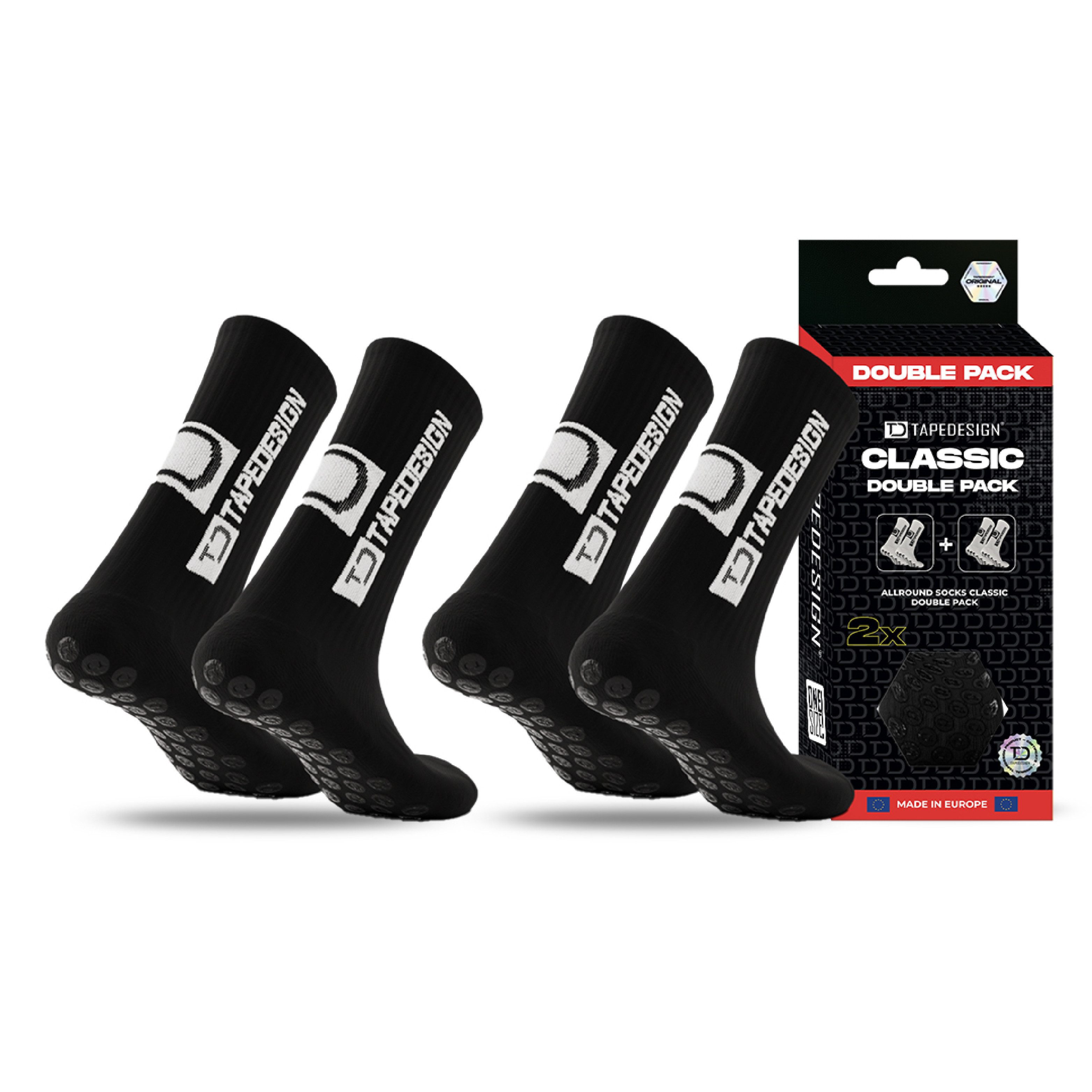Tapedesign Sportsocken Doppelpack Allround Socks Classic - Grip Socken günstig online kaufen