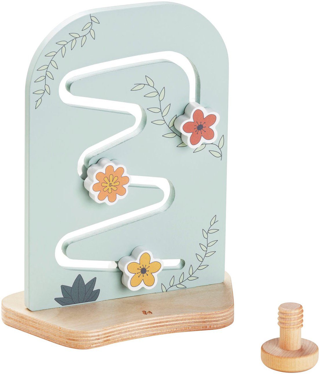 Hauck Motorikbrett Play Planting S Flowers, FSC® - schützt Wald