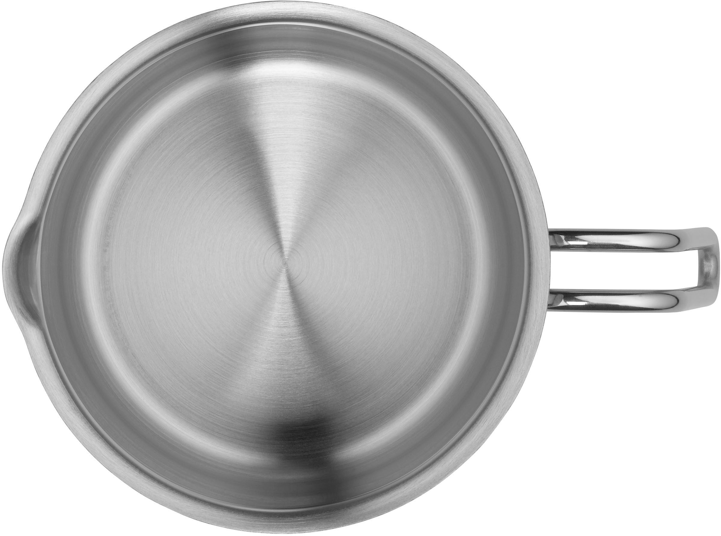 Silit Milchtopf Achat, Edelstahl 18/10 (2-tlg), rostfrei, Silitherm-Allherdboden, induktionsgeeignet