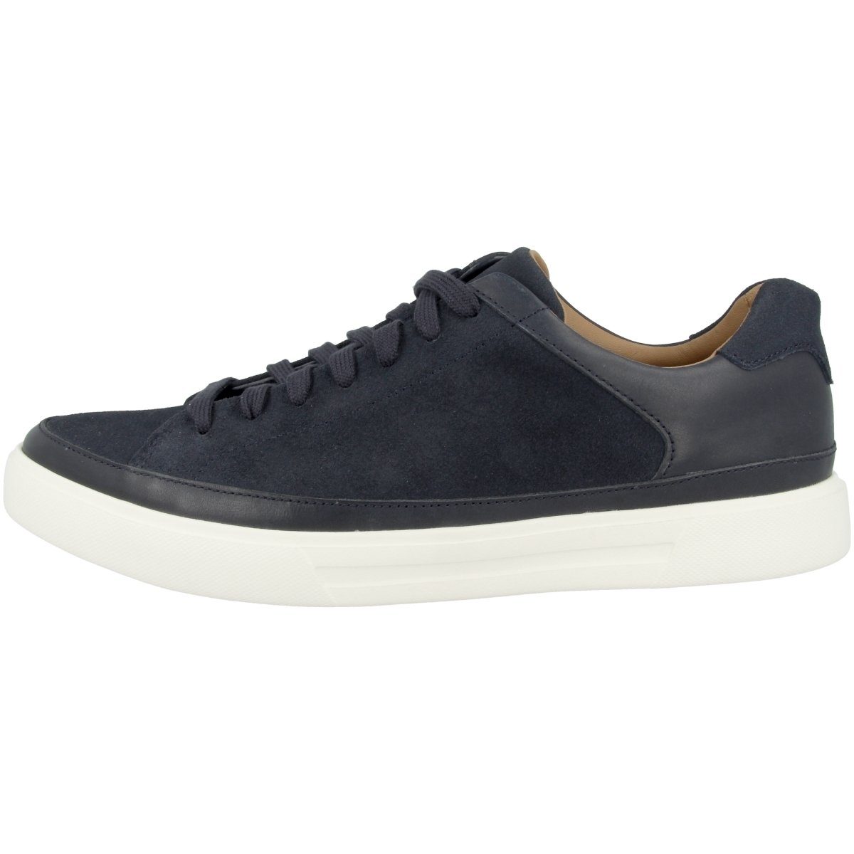 Clarks Herren Lehman Tie Sneaker - Klassische Sneaker Aus Glattleder, Bequem & Leicht