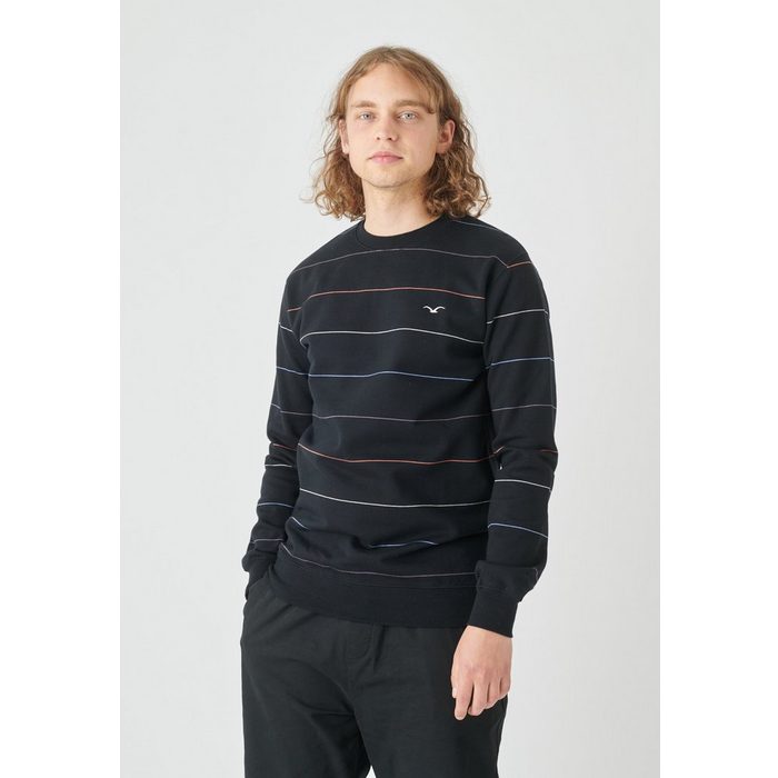 Cleptomanicx Sweatshirt Multistripe mit mehrfarbigen Streifen