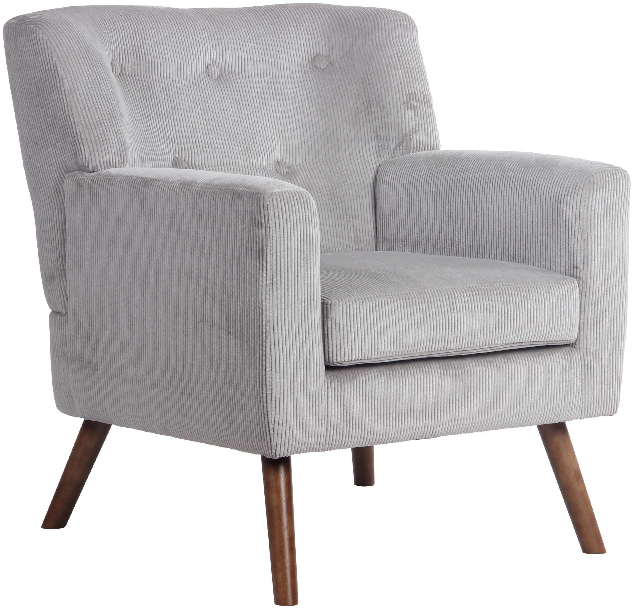 CLP Loungesessel Kioni, Cordbezug, Kautschukholz, bis 150 kg belastbar günstig online kaufen