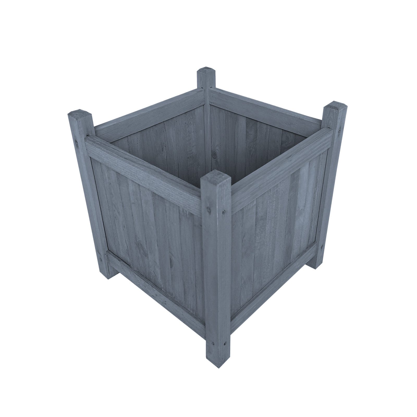 HTI-Living Blumenkasten Holz-Pflanzkasten in Graublau für günstig online kaufen