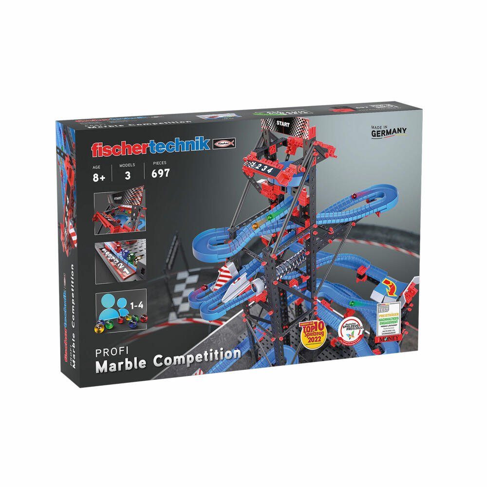 fischertechnik Konstruktions-Spielset Marble Competition 697-tlg., (697 St)