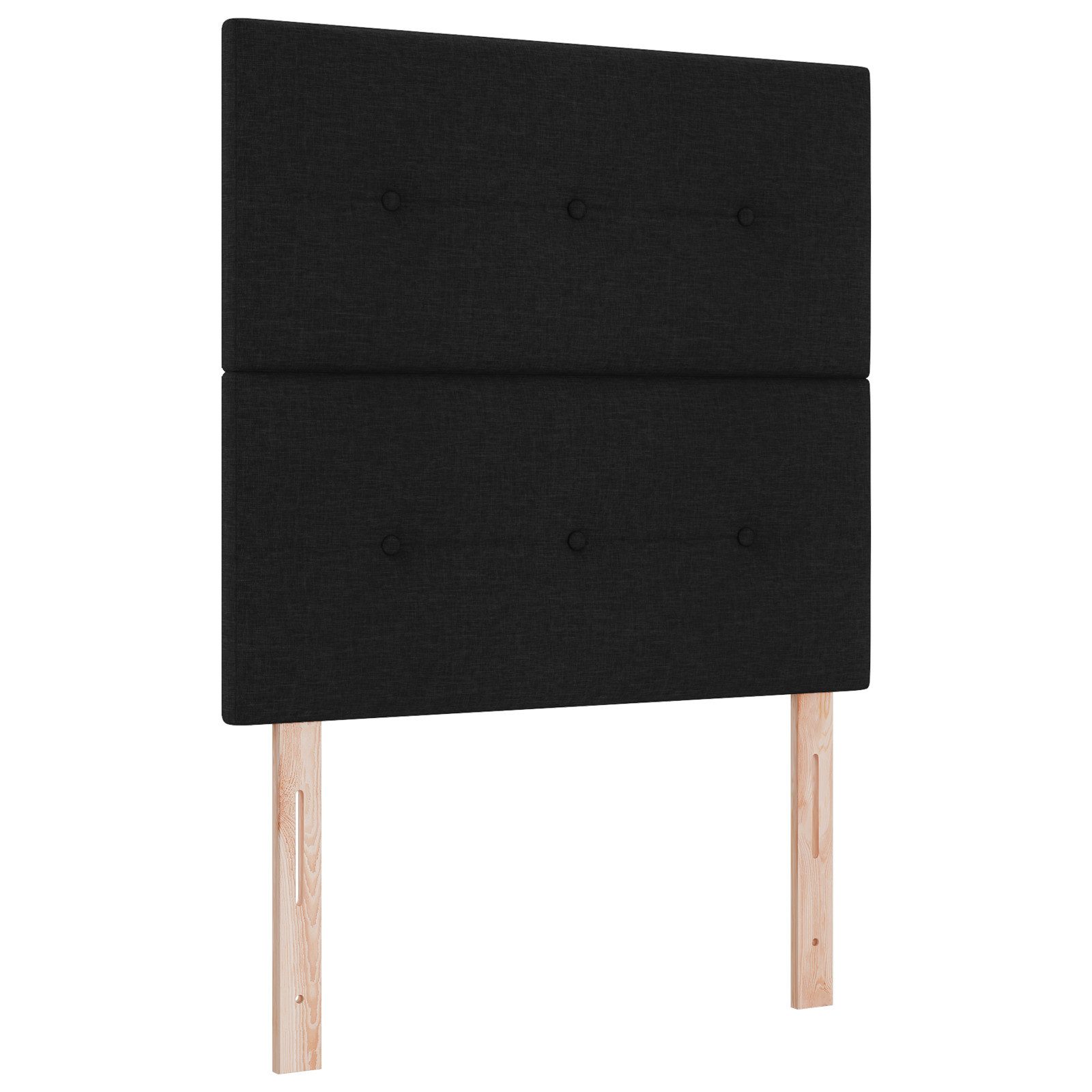 vidaXL Bett Boxspringbett mit Matratze Schwarz günstig online kaufen