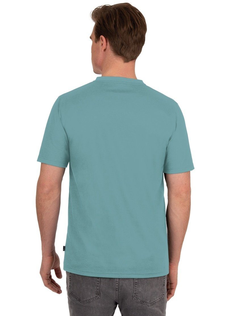 TRIGEMA seegras Baumwolle Trigema DELUXE V-Shirt T-Shirt