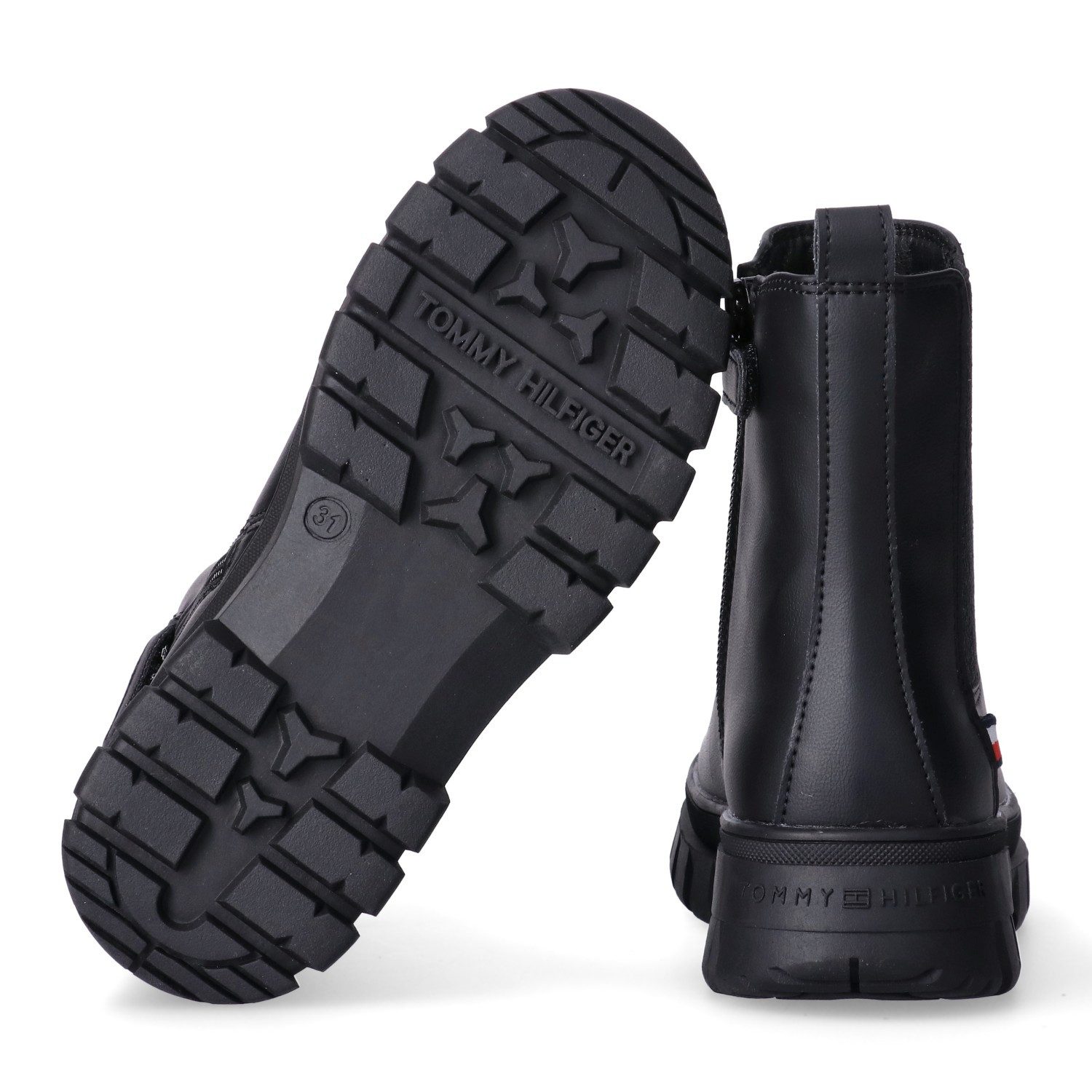 Tommy Hilfiger Chelseaboots Herbstboots, Stiefelette mit Stretcheinsatz an der Außenseite