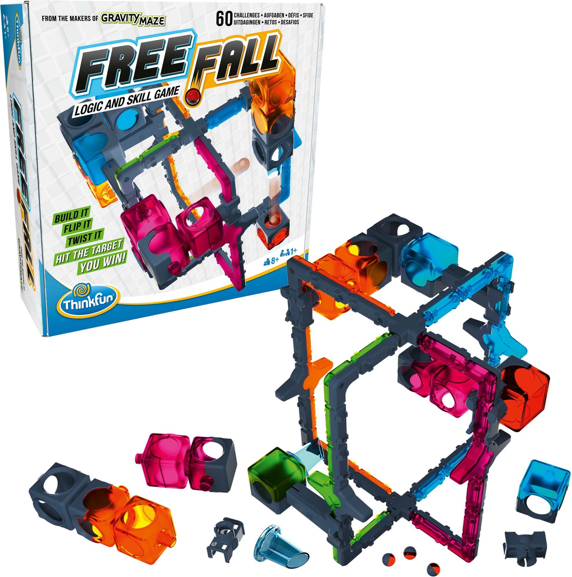 Thinkfun® Spiel Familienspiel Logikspiel Free Fall 76548