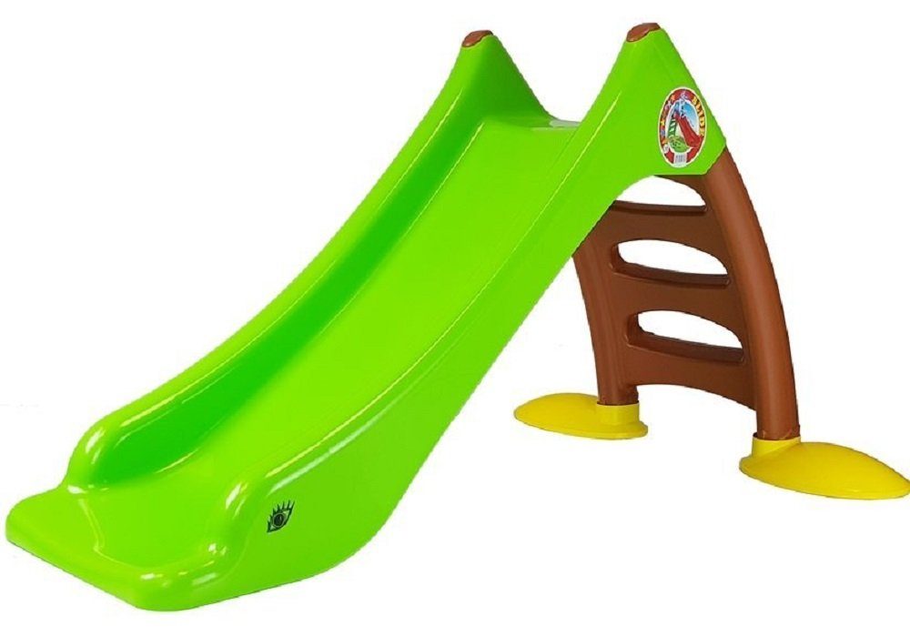 LEAN Toys Rutsche Kinderrutsche 424 grün-braun