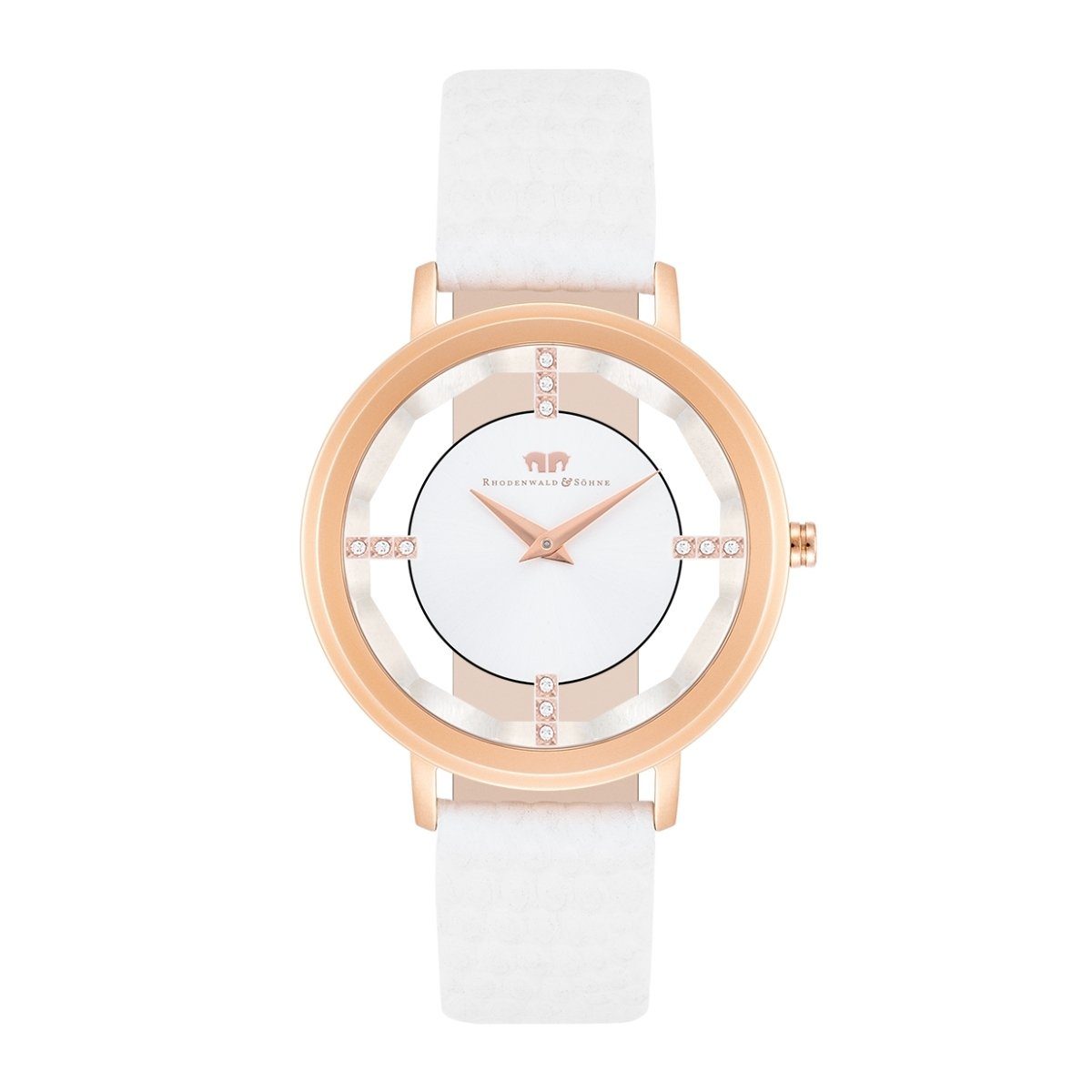 Rhodenwald & Söhne Quarzuhr Lucrezia roségold, mit Quarzwerk günstig online kaufen