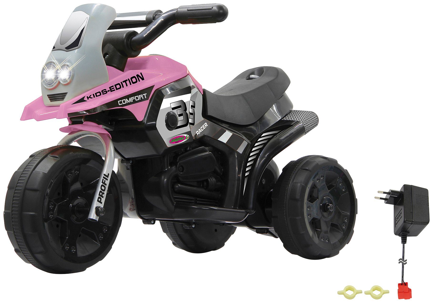 Jamara Elektro-Kindertrike Racer, Belastbarkeit 30 kg, für Kinder ab 3 Jahre, 6 V