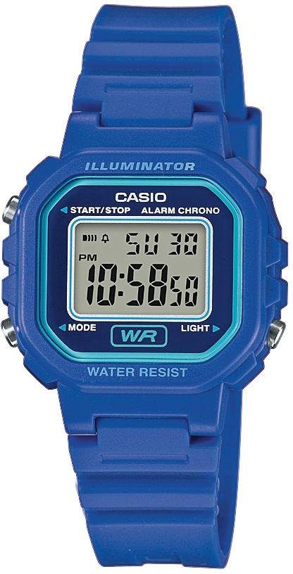 CASIO TIMELESS COLLECTION Chronograph LA-20WH-2AEF, Quarzuhr, Armbanduhr, Digitaluhr, Geschenkidee,Geburtstag, Schulanfang