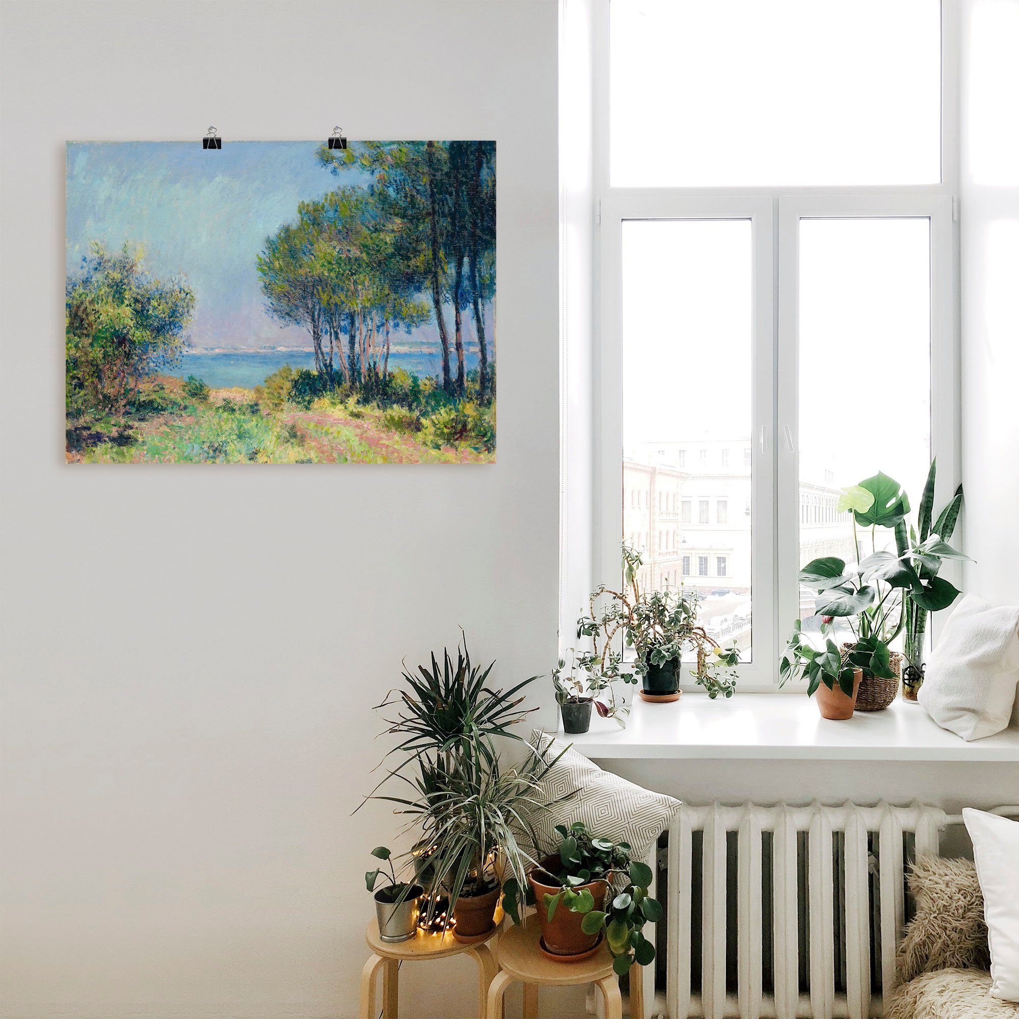 Artland Poster Die Küste bei Varengeville. 1882, Gewässer (1 St), ohne Rahmen