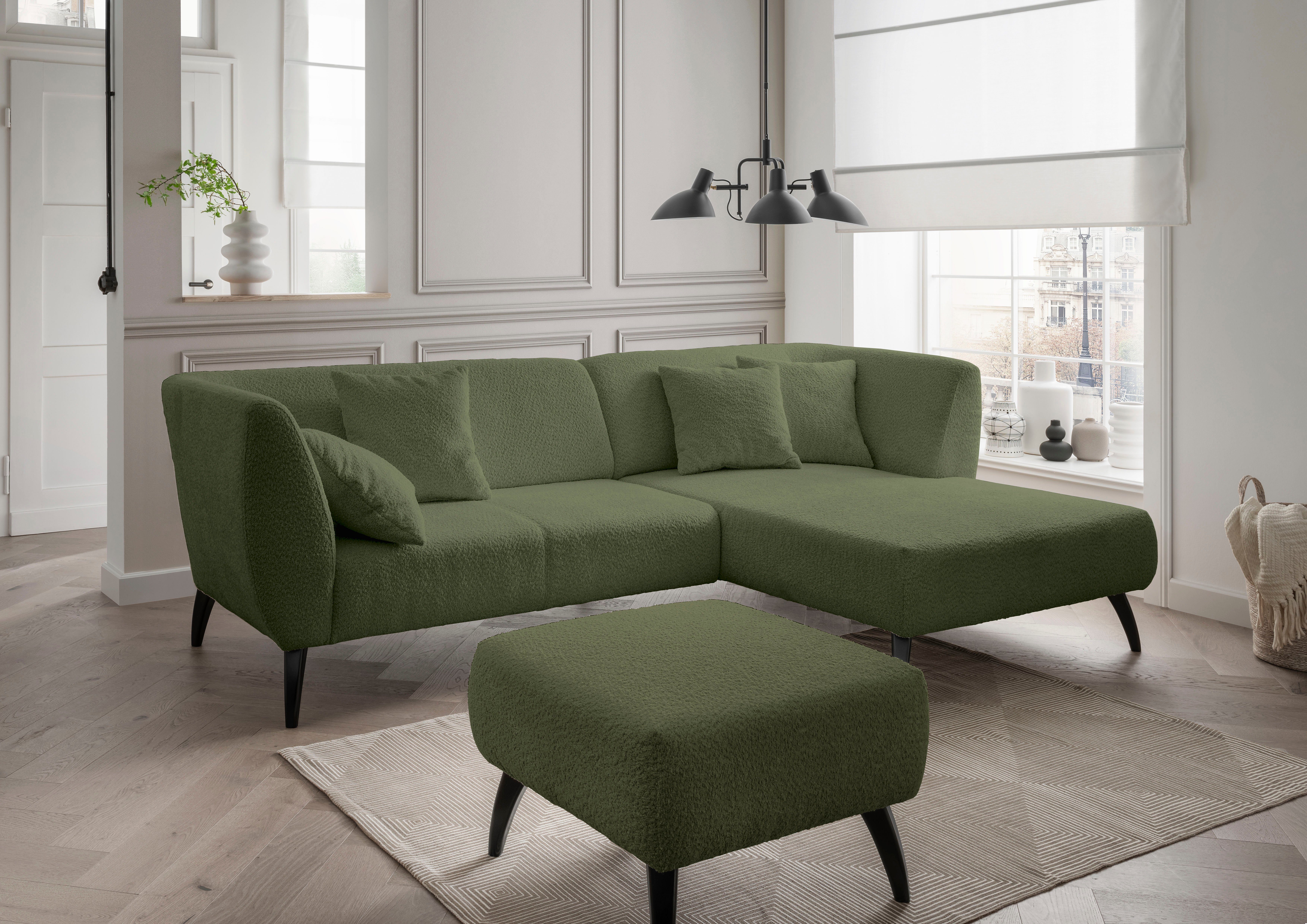 INOSIGN Ecksofa "Colori Polstermöbel mit zeitlos eleganter Rückenführung. L günstig online kaufen