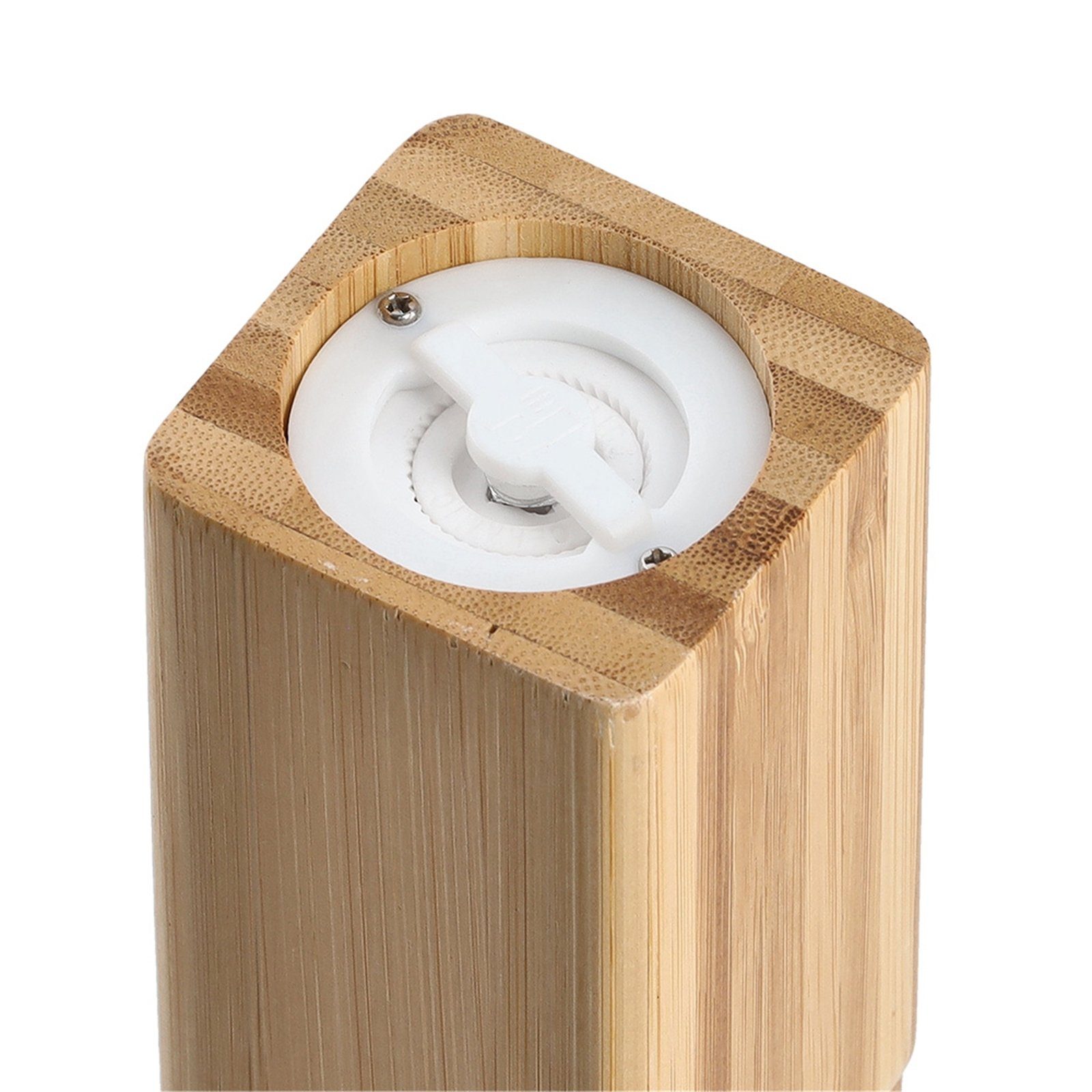Neuetischkultur Salzmühle Salz- oder Gewürzmühle Pfeffermühle Holz cm, 21,7 eckig Stück), (1