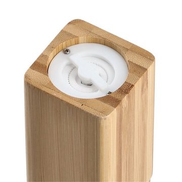 Zeller Present Salzmühle Salz- oder Pfeffermühle Holz eckig 14,7 cm, (1 Stück), Zeller Present Salz- oder Pfeffermühle Holz eckig 14,7 cm