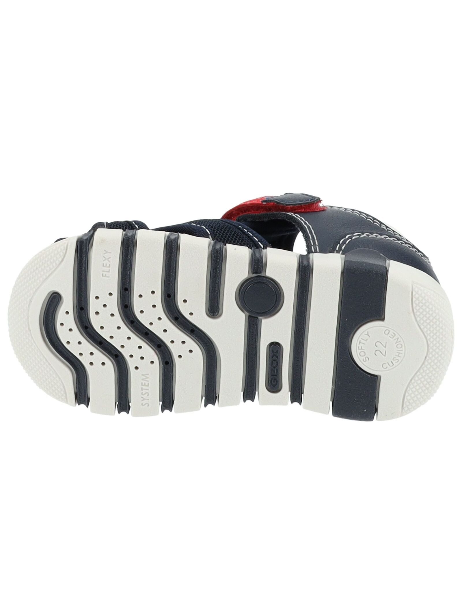 Geox Geox Sandalen Lederimitat/Mesh Klettschuh