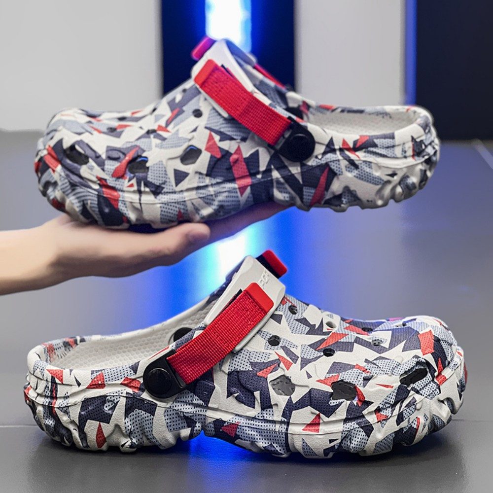 HUSK'SWARE Bequeme leichte Clogs mit Belüftungsöffnungen Clog (Leicht, weich und flexibel, Belüftet und atmungsaktiv) Weiches & strapazierfähiges EVA-Material, rutschfeste Sohle