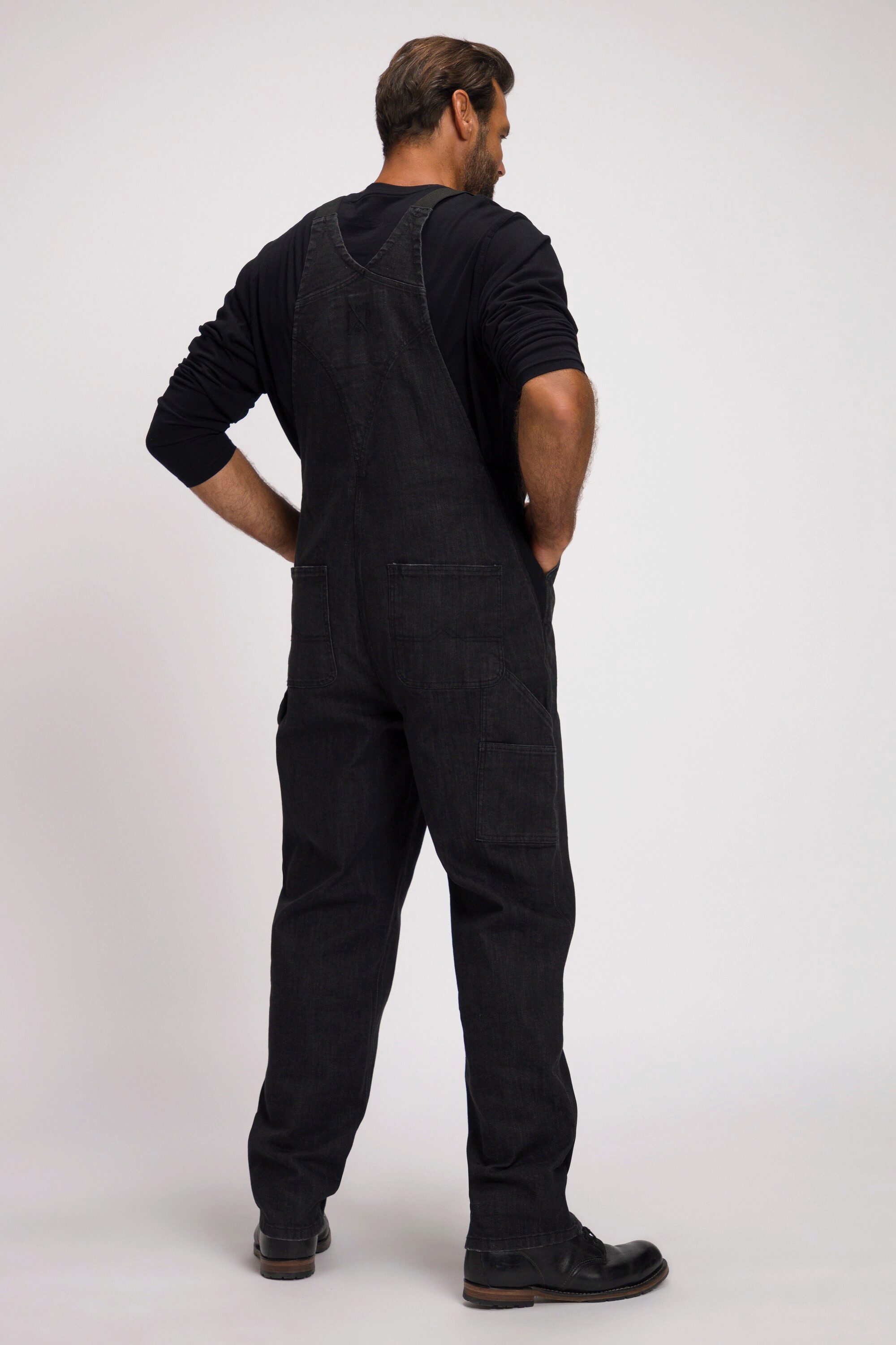 JP1880 Cargohose Latzhose Workwear Jeans viele Taschen Relaxed Fit