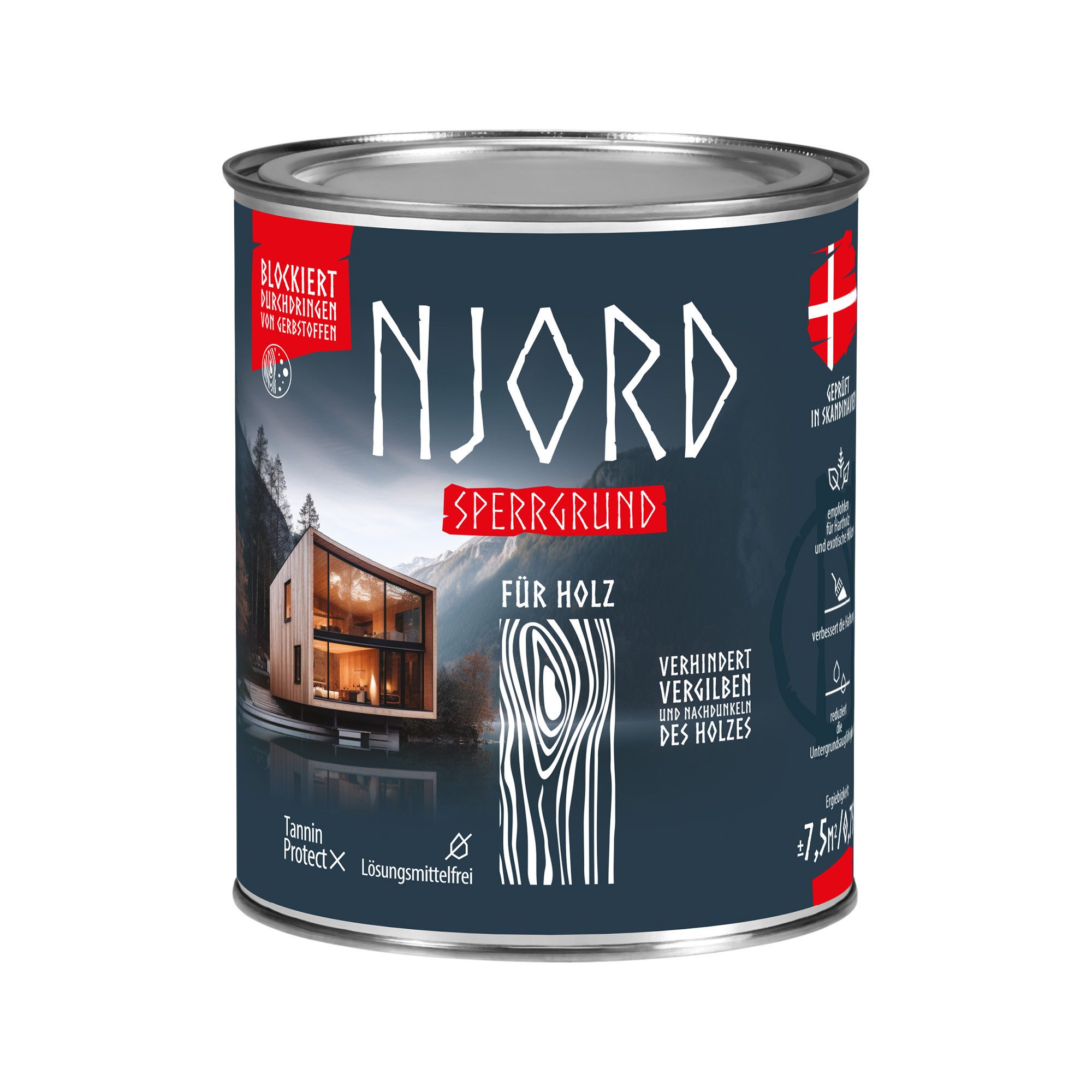 NJORD Holzgrundierung NJORD Sperrgrund für Imprägnierungen und Farben - 0,75L