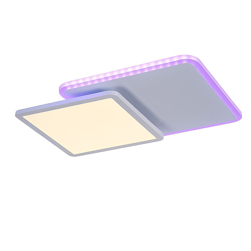 JUST LIGHT LED Deckenleuchte, LED-Leuchtmittel fest verbaut, Warmweiß, Neut günstig online kaufen