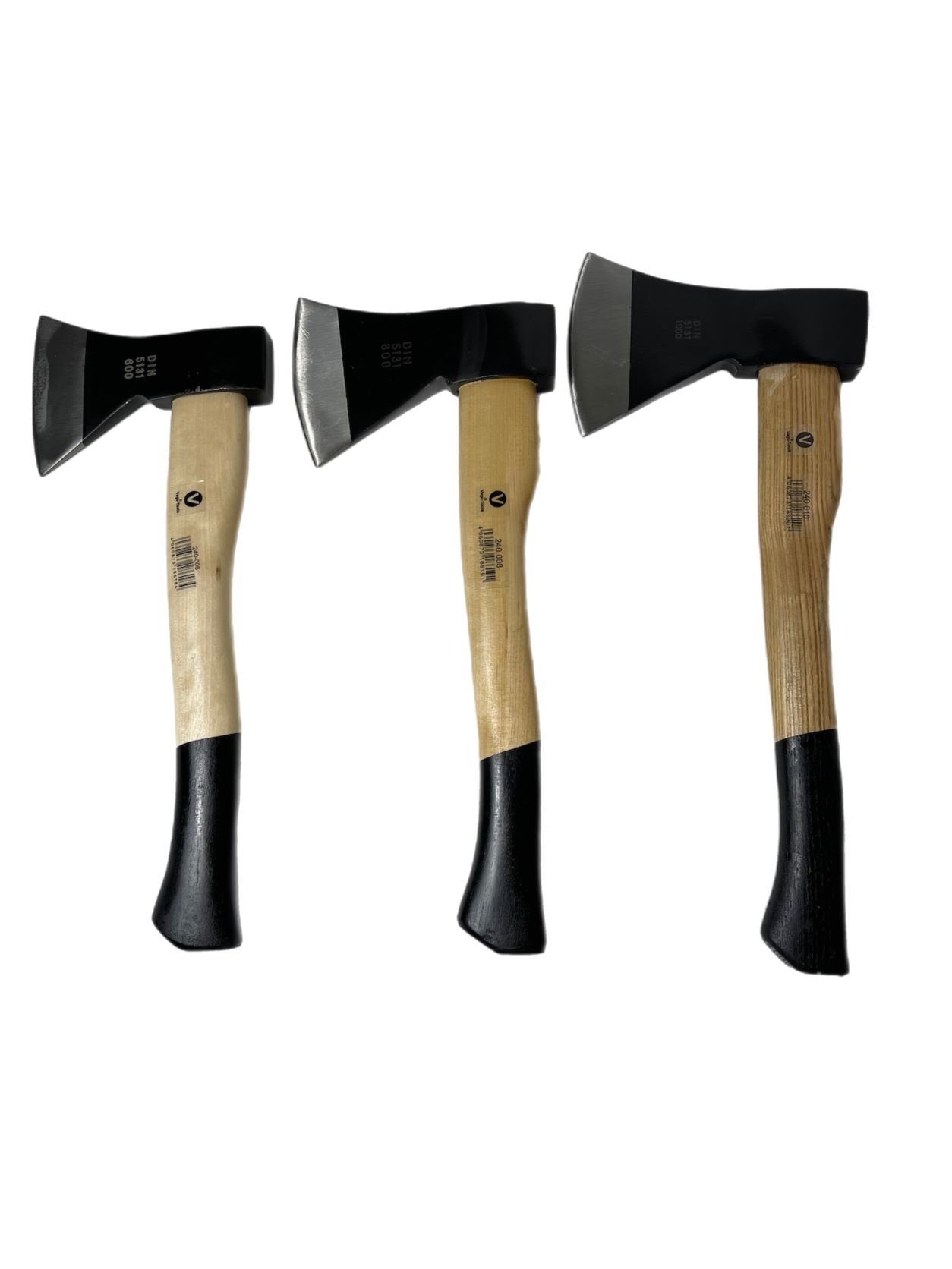 Axt Beil Gartenaxt Spaltaxt3 tlg Set 600 800 1000g