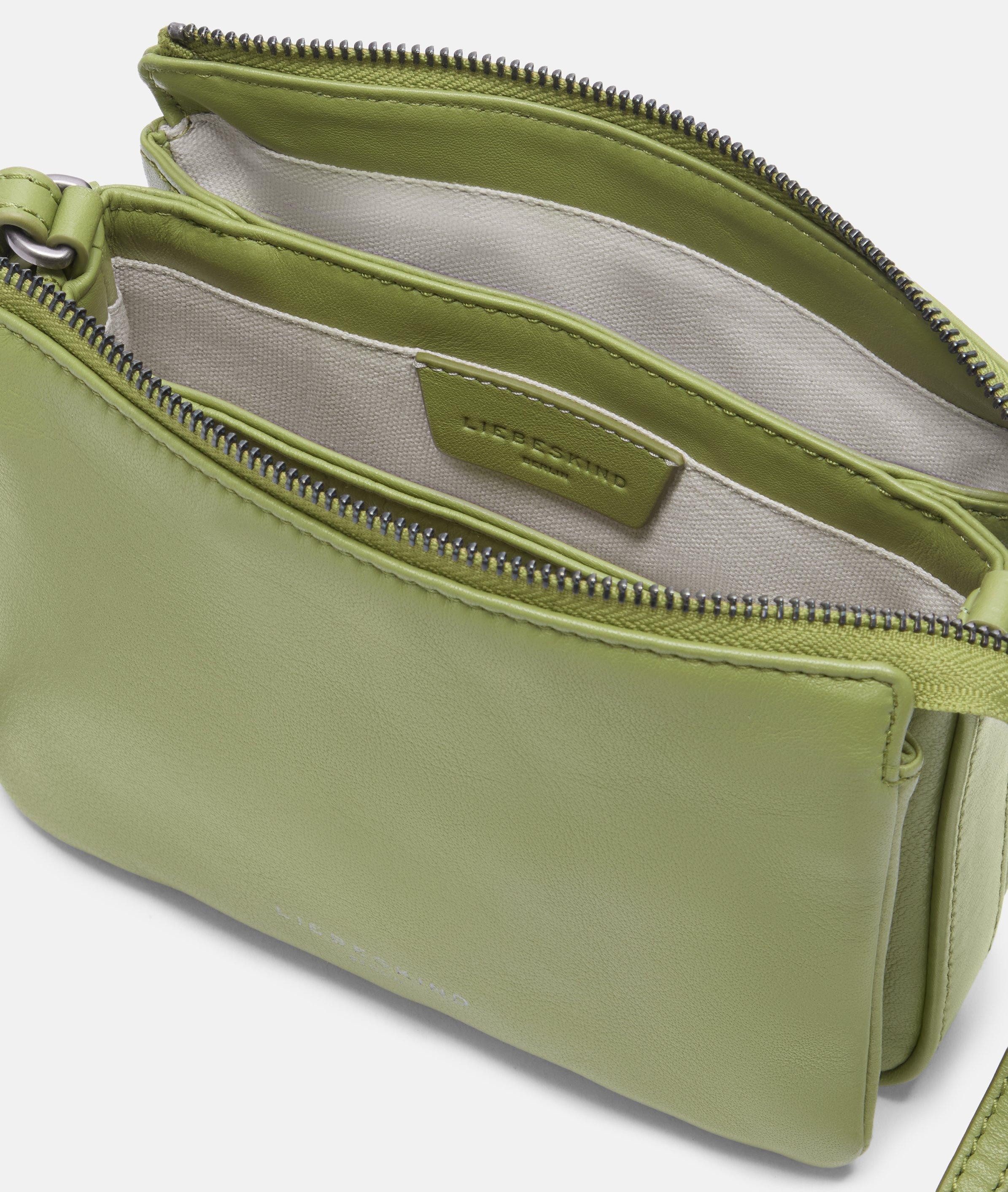 Liebeskind Berlin Umhängetasche Nina Crossbody XS, Kleine Crossbody-Bag aus weichem Leder