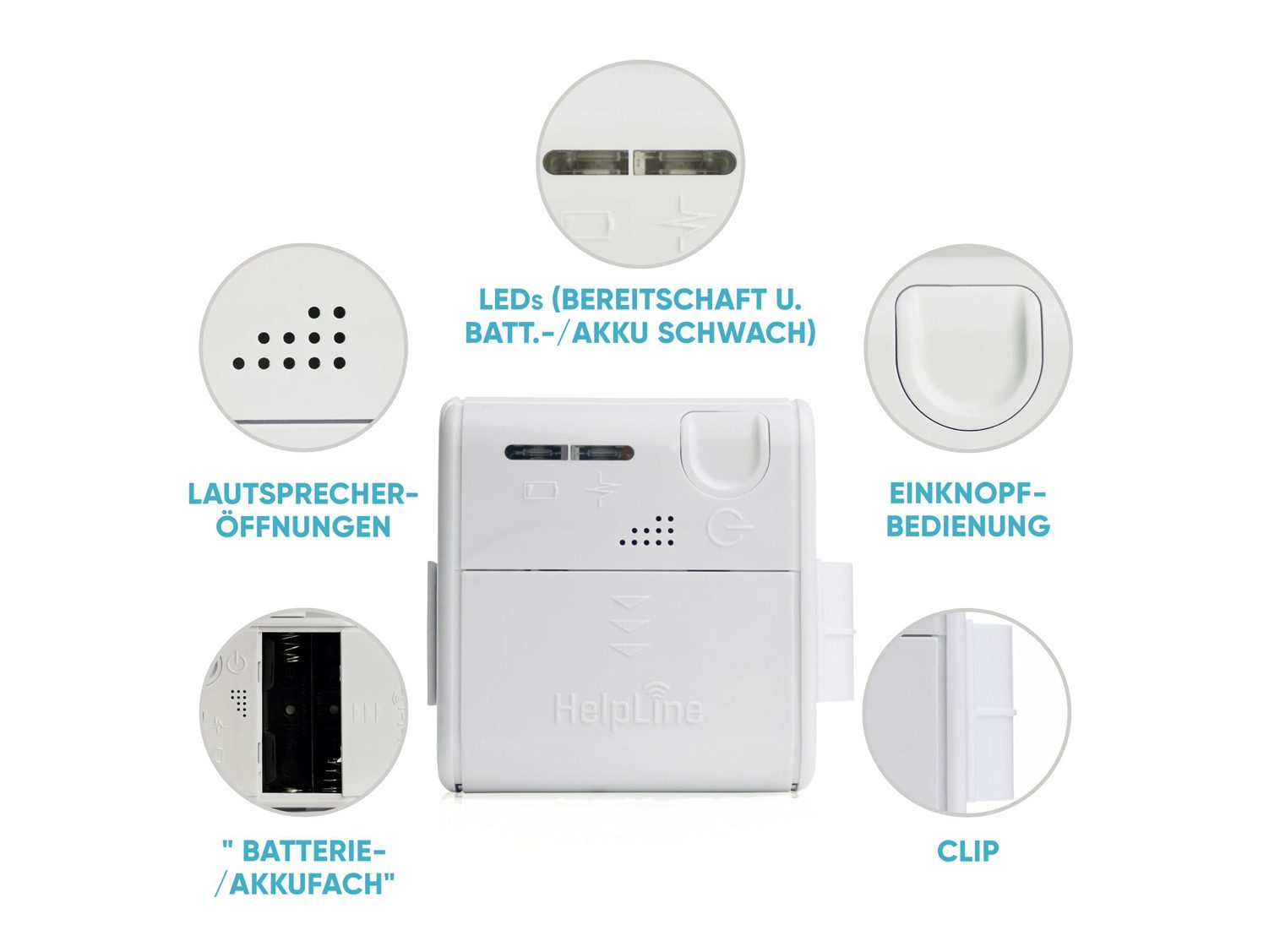 HelpLine by Eiflaender & Soehne Zubehör Kompatible HelpLine Empfänger Alarmanlage