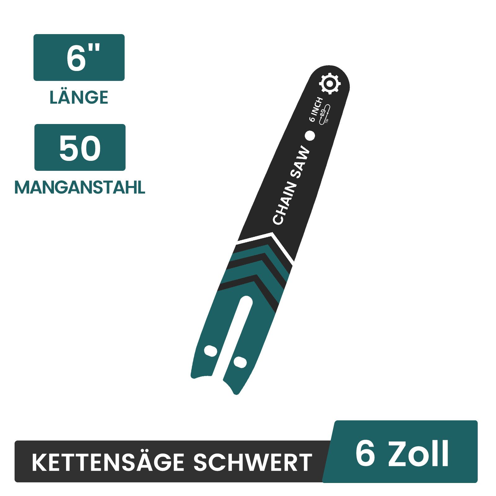 Bundviel Ersatzkette 1/4" 1,1mm 4 kettensägenketten kompatibel mit 6/8" Kettensägen