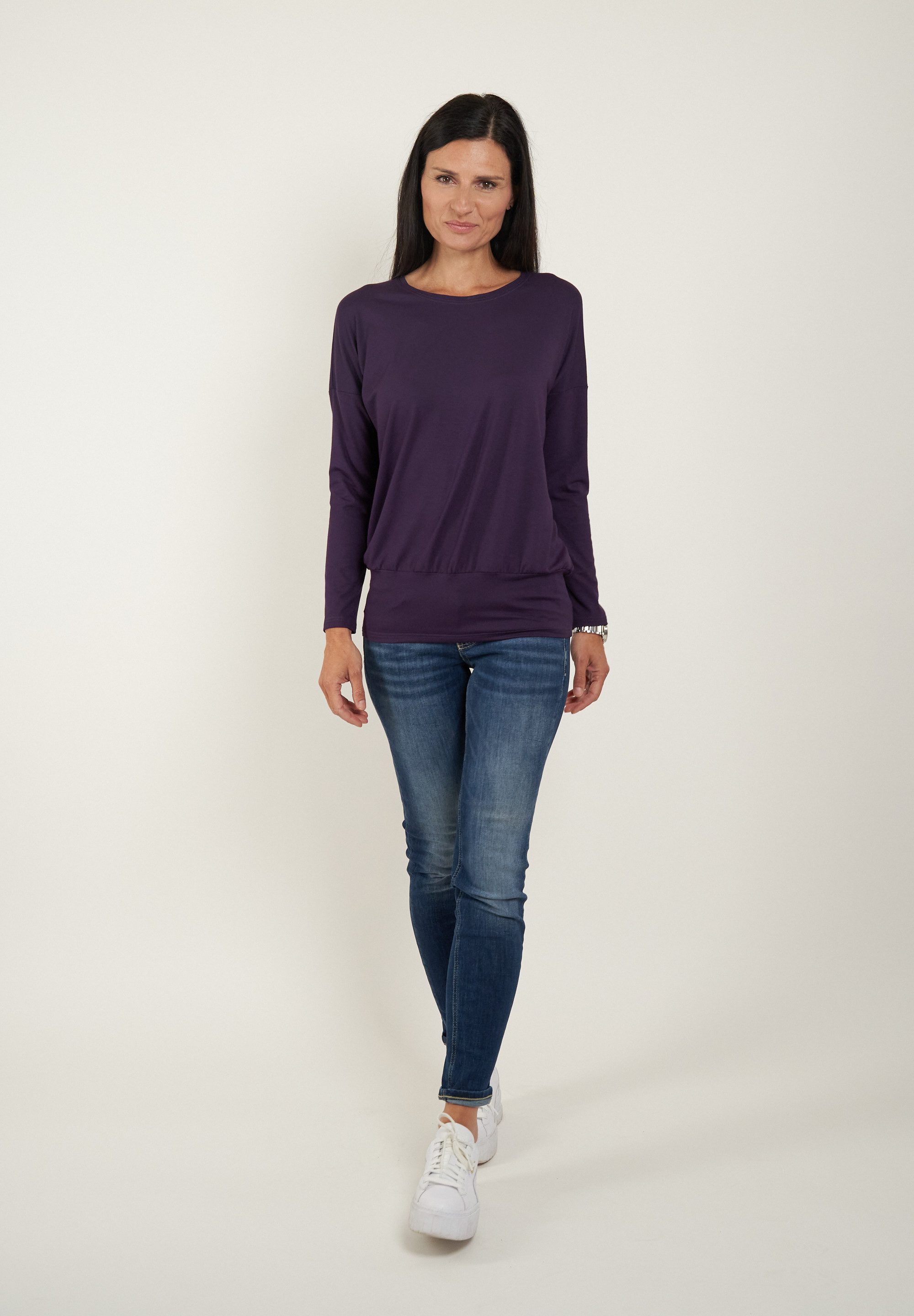 Seidel Moden Langarmshirt mit breitem, elastischen Bund - MADE IN GERMANY günstig online kaufen