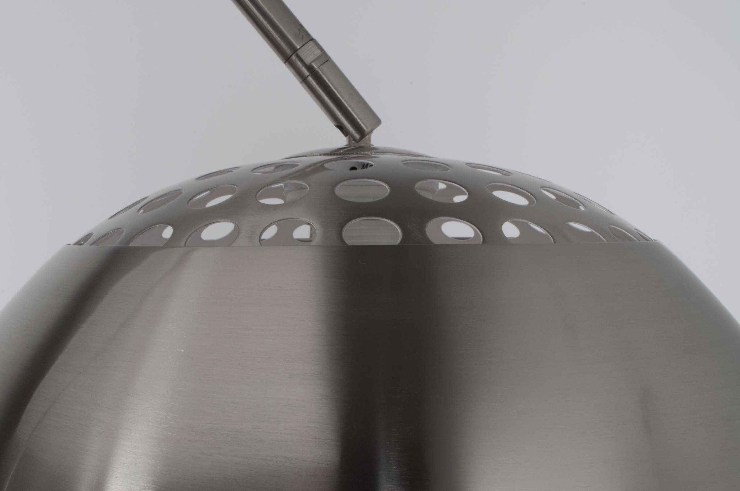 Trendmöbel24 Stehlampe Stehlampe Bogenlampe METAL BOW gebürstet von Zuiver, ohne Leuchtmittel