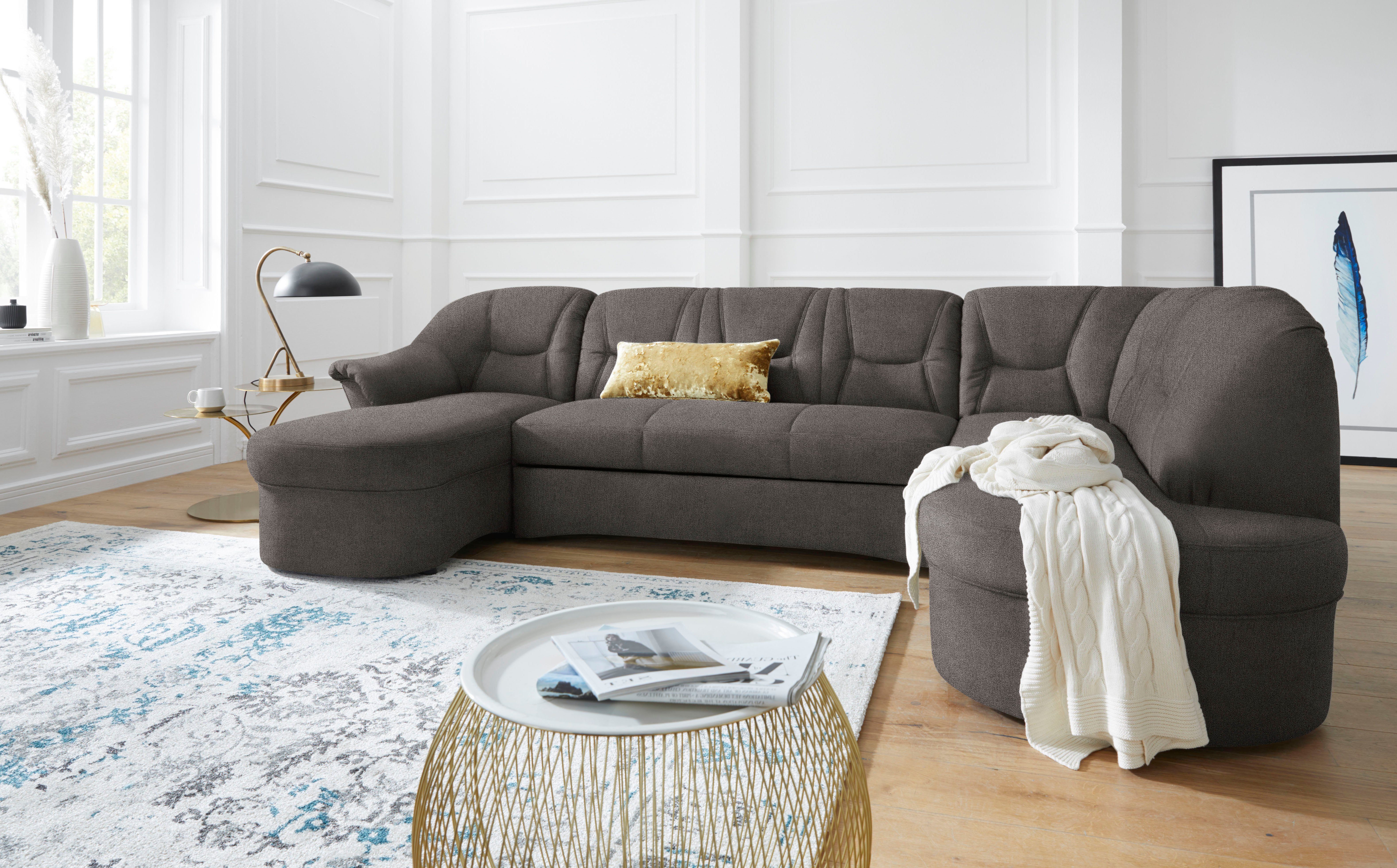 DOMO collection Wohnlandschaft "Sarafina, zeitlos und komfortabel, optional günstig online kaufen