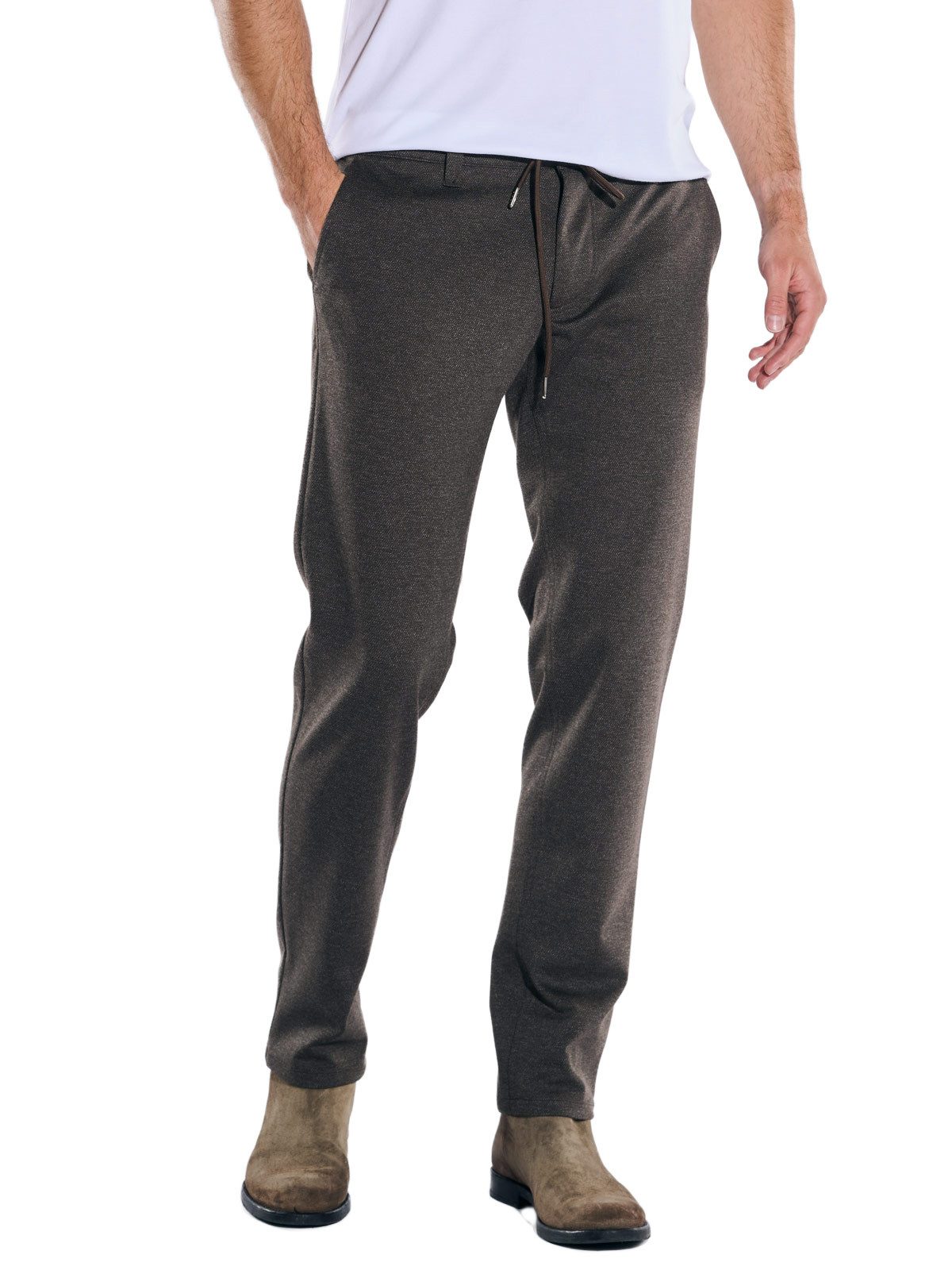 Stoffhose Herren Hose, Dunkelbraun