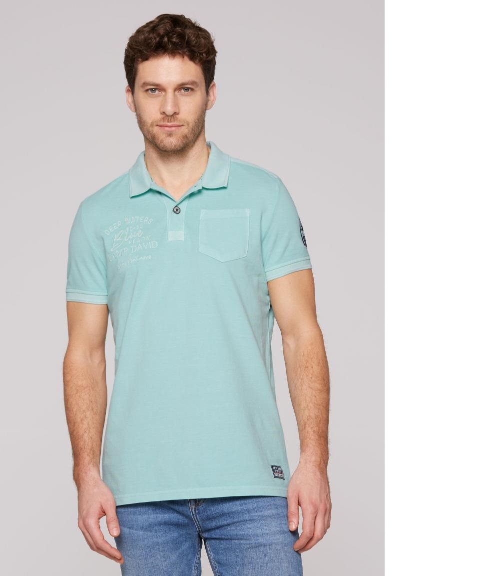 CAMP DAVID Poloshirt Pikee-Polo mit Rücken-Artwork günstig online kaufen