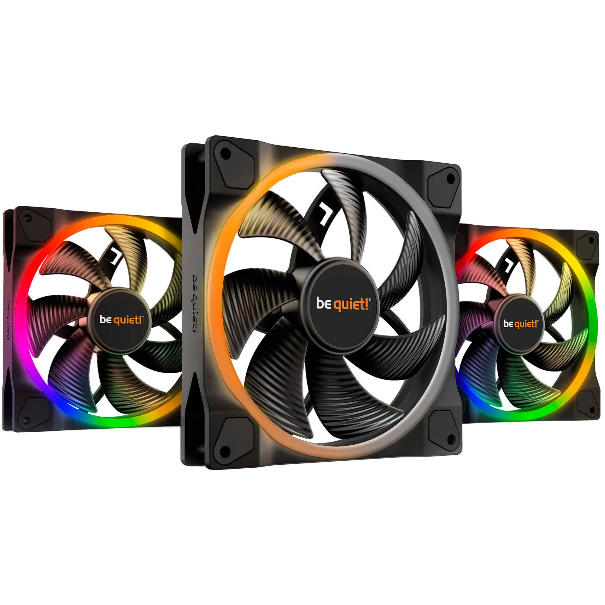 Gehäuselüfter be quiet! Light Wings PWM 140 mm Triple Pack