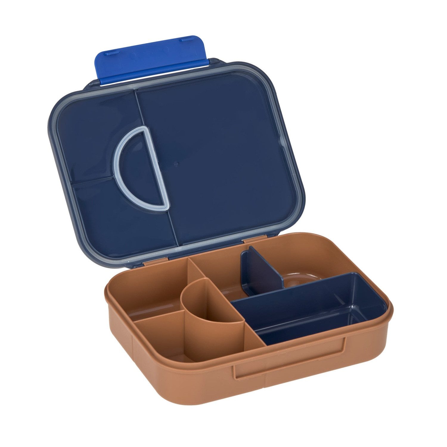 LÄSSIG Lunchbox Lässig Brotdose Kinder - Bento Lunchbox Little Gang Smile, navy